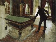 Gustave Caillebotte Pool table china oil painting reproduction